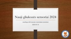 Nauji gliukozes sensoriai 2024