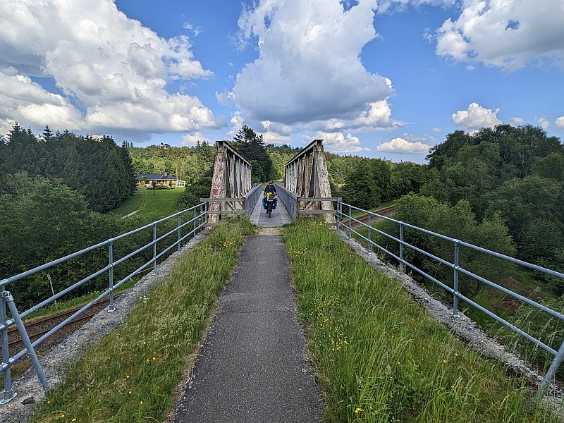 Dviračiu per Daniją. Tiltas